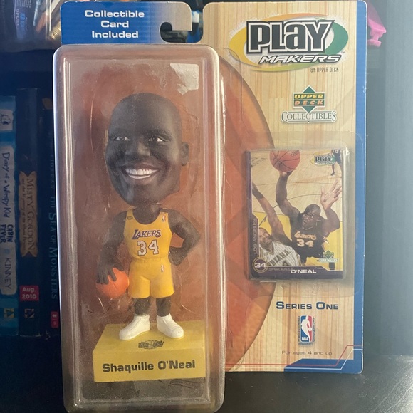 Shaquille Oneal play makers bobble head and card - Picture 1 of 1